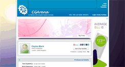 Desktop Screenshot of claytonblack.cgarena.com