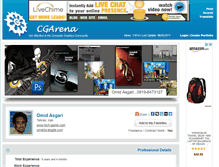 Tablet Screenshot of omid3d.cgarena.com