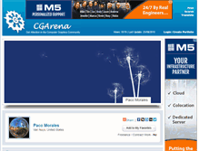 Tablet Screenshot of pacomorales.cgarena.com