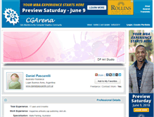 Tablet Screenshot of danielpascarelli.cgarena.com