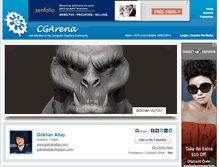 Tablet Screenshot of gokhanaltay.cgarena.com