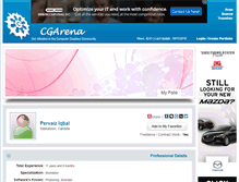 Tablet Screenshot of pervaiz.cgarena.com