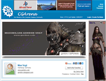 Tablet Screenshot of gordonv.cgarena.com