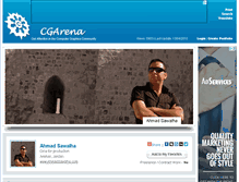 Tablet Screenshot of ahmad.cgarena.com