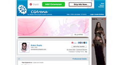 Desktop Screenshot of ankurgupta.cgarena.com