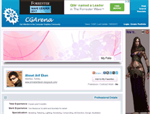 Tablet Screenshot of ahmet.cgarena.com